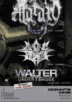 Plakat für Ataraxy, Among the Swarm & Walter under the Bridge