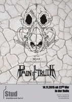 Plakat für Pain Of Truth & We Are BOAR