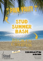 Plakat für Summer Bash mit Palm Valley & Broken Compass