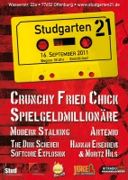 Plakat für Studgarten 21 (Freitag)
