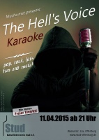 Plakat für the hell's voice