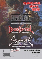 Plakat für Traditional Heavy Metal³ - Blackslash & Booze Control & Spitfire