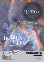 Plakat für The Ikarus Effect & Quota