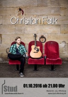 Plakat für Christian Falk
