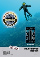 Plakat für Alaska's Diving Astronauts & Kaptain Kaizen