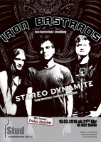 Plakat für Iron Bastards & Stereo Dynamite