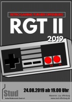 Plakat für Retrogames Tournier 2