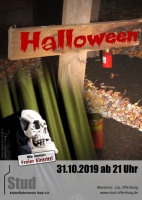 Plakat für Halloween