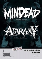 Plakat für Ataraxy & Mindead