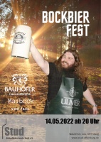 Plakat für Bockbierfest