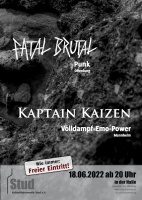 Plakat für Kaptain Kaizen & Fatal Brutal