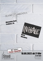 Plakat für Raw Sienna & Inhale