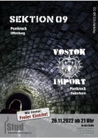Plakat für Vostok Import & Sektion 09