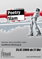 Plakat für Poetry Slam
