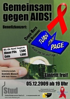 Plakat für Gemeinsam gegen AIDS!